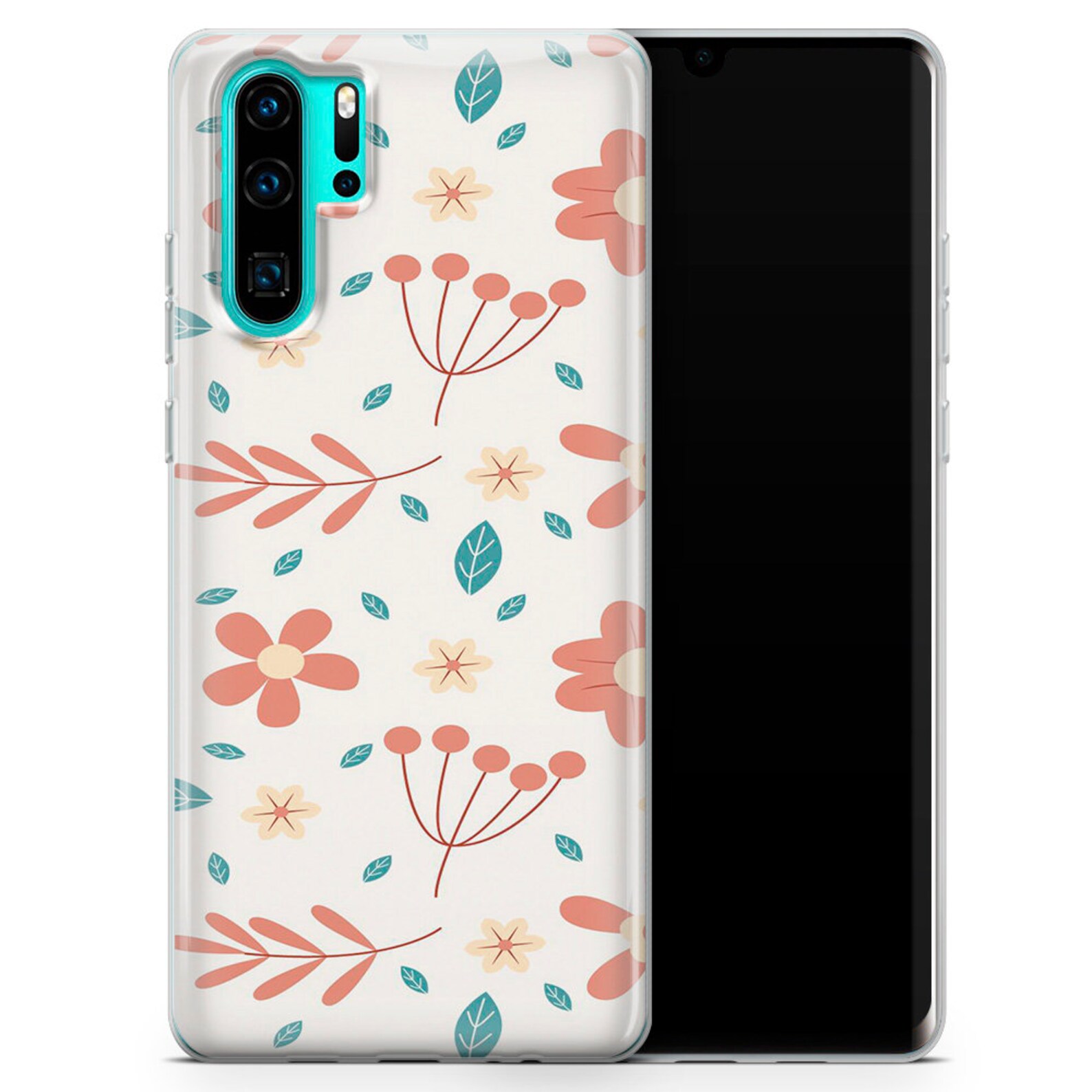 Aesthetic Floral Art Phone Case fit for Huawei Mate 20 Huawei Etsy
