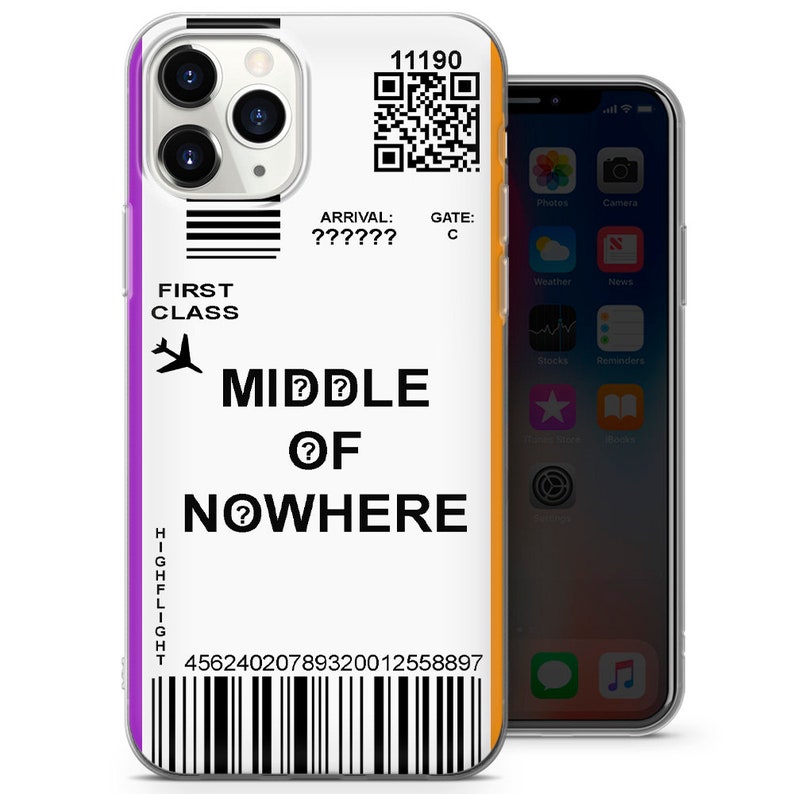 Air Flight Ticket Phone Case fit for iPhone 12 Pro iPhone 11 Pro iPhone 7 iPhone 8 iPhone 7 iPhone Xs iPhone Xr iPhone X iPhone 8