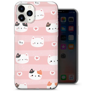 Cat Phone Case Catlovers Cover for iPhone 15 11 14 12 13 8 7 XR X XS Samsung S24 S23 FE S21 S22 S20 A15 A13 A14 A54 A53 A52 Pixel 8 Pro 7A 1