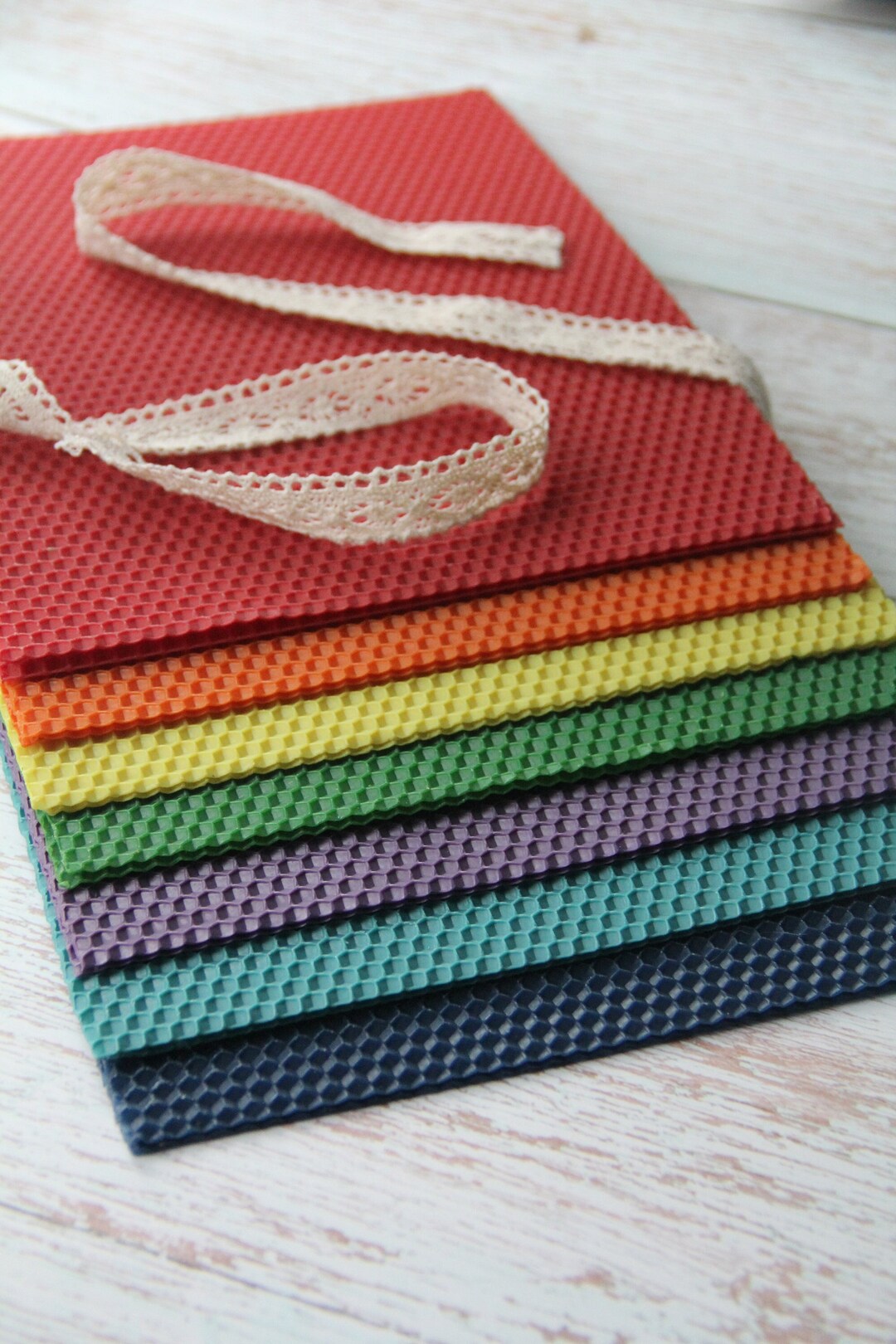 Beeswax Sheets Candle Making Kit for Adults and Kids Rainbow Etsy