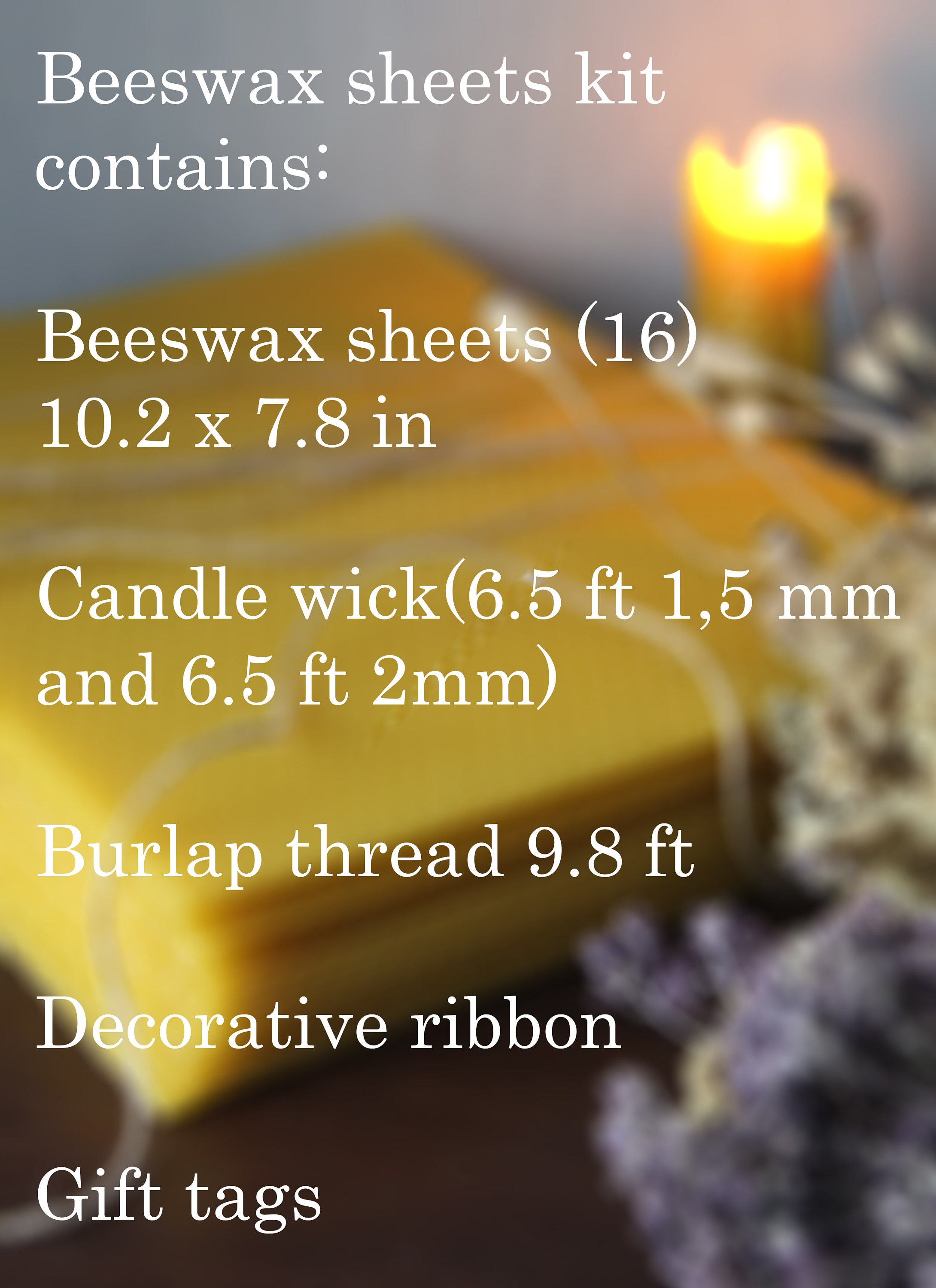 Candle making kit 16 beeswax sheets to make rolled candles Etsy