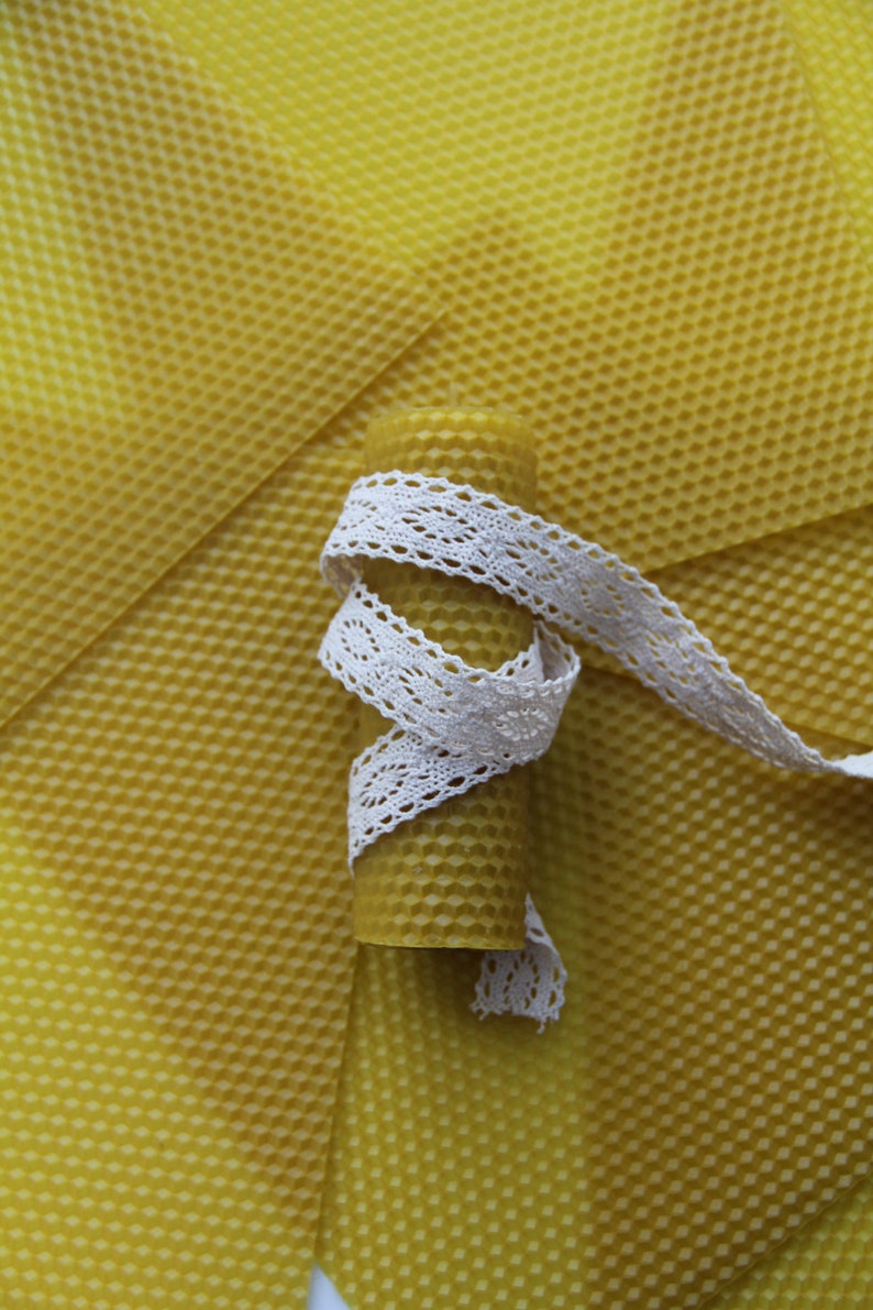 Candle Making Kit 16 Beeswax Sheets to Make Your Own Rolled Etsy