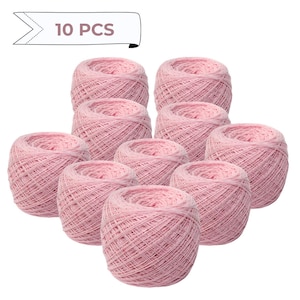 Cotton Yarn, Thin Crochet Thread, Soft Lightweight, Lace Yarn, Clothes, Summer Projects, 10 Pack