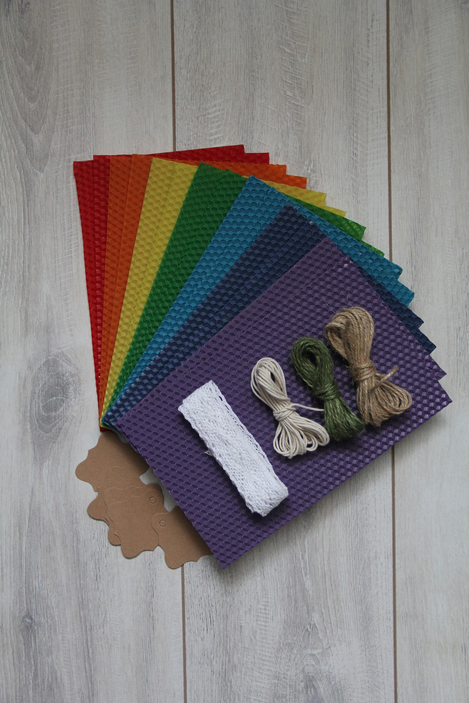 Beeswax Sheets Candle Making Kit for Adults and Kids, Make Your Own