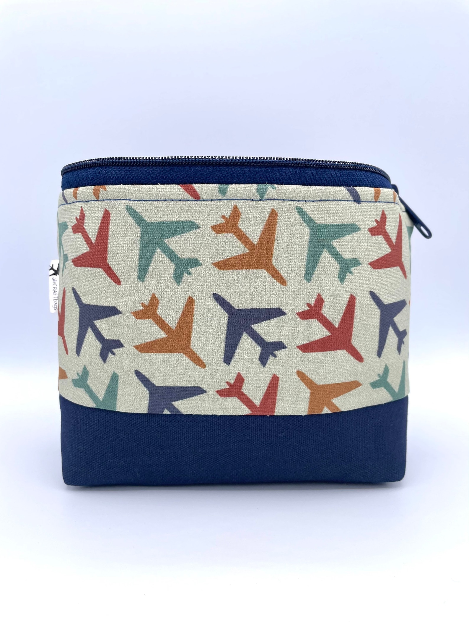 Flight attendant gifts/ Pilot gifts/ airplane bag/ makeup bag/ Etsy