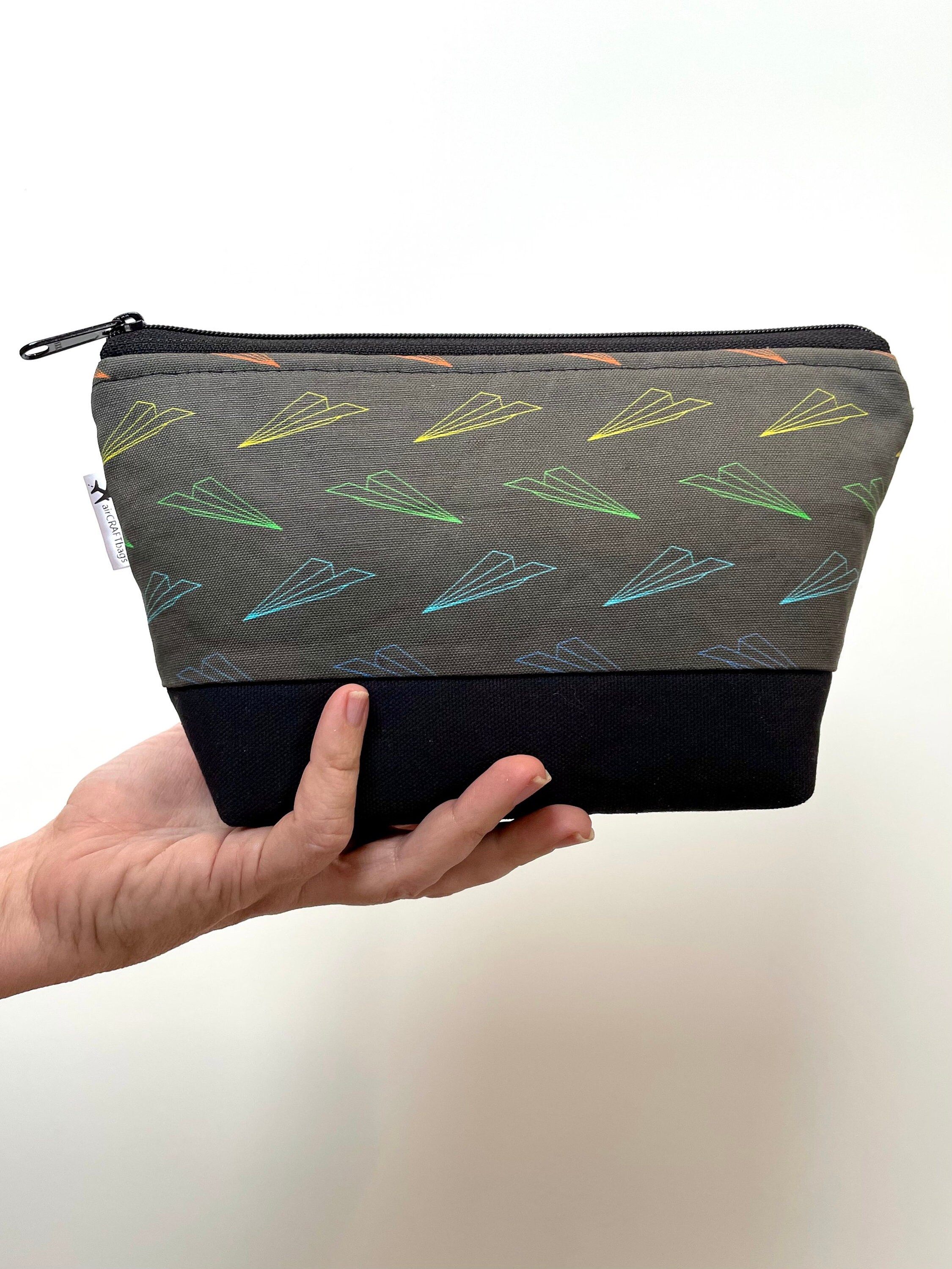 Flight attendant gifts/ Pilot gifts/ airplane bag/ makeup bag/ Etsy