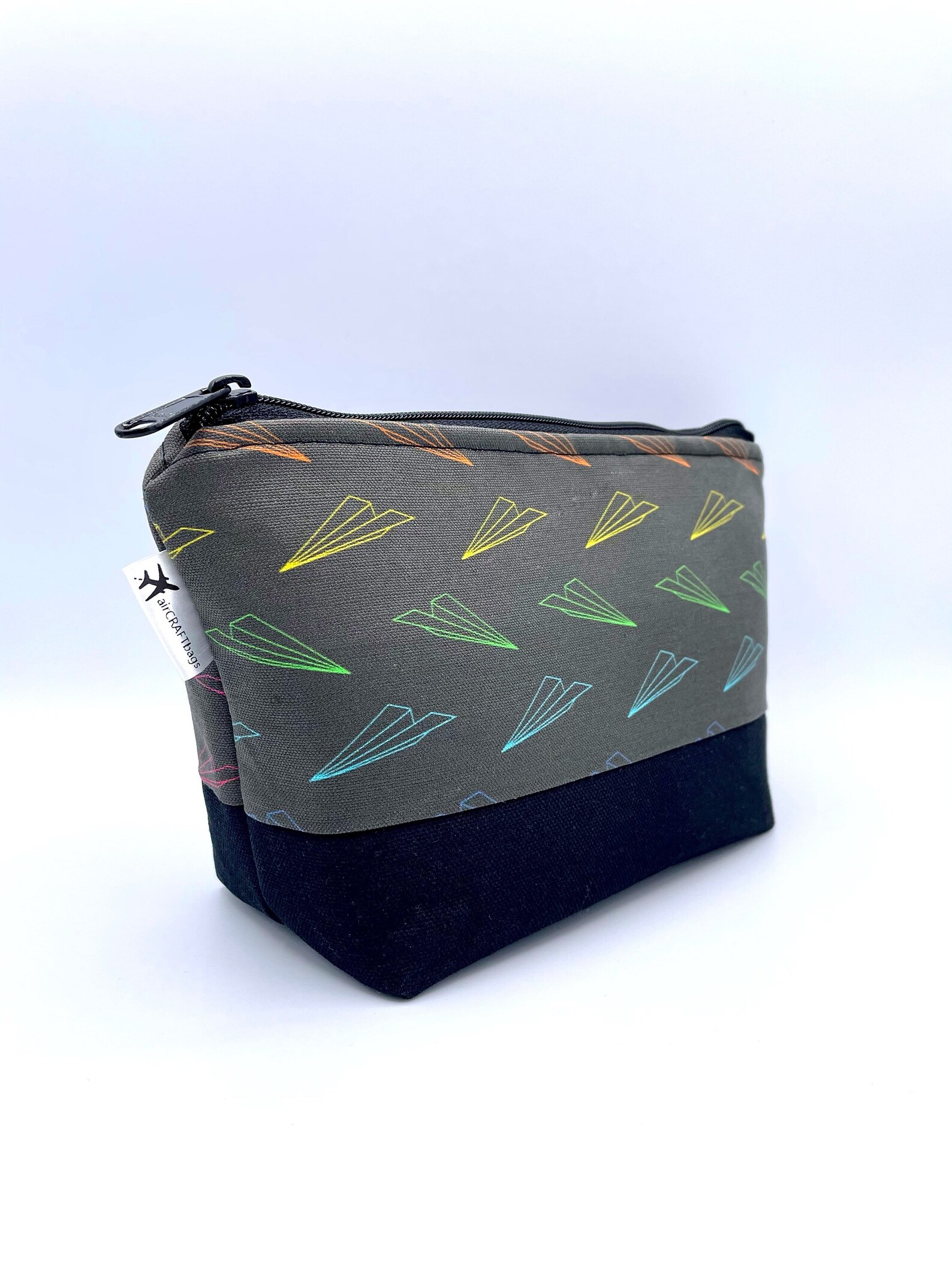 Flight attendant gifts/ Pilot gifts/ airplane bag/ makeup bag/ Etsy