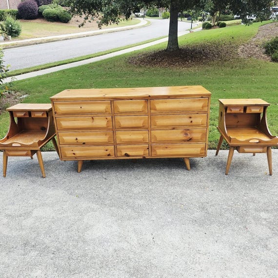 S.S.F Roberts MORPH 中古美品6,6-47.5L MCM Franklin Shockey 12 Drawer Dresser Sculptured Hand Burnished