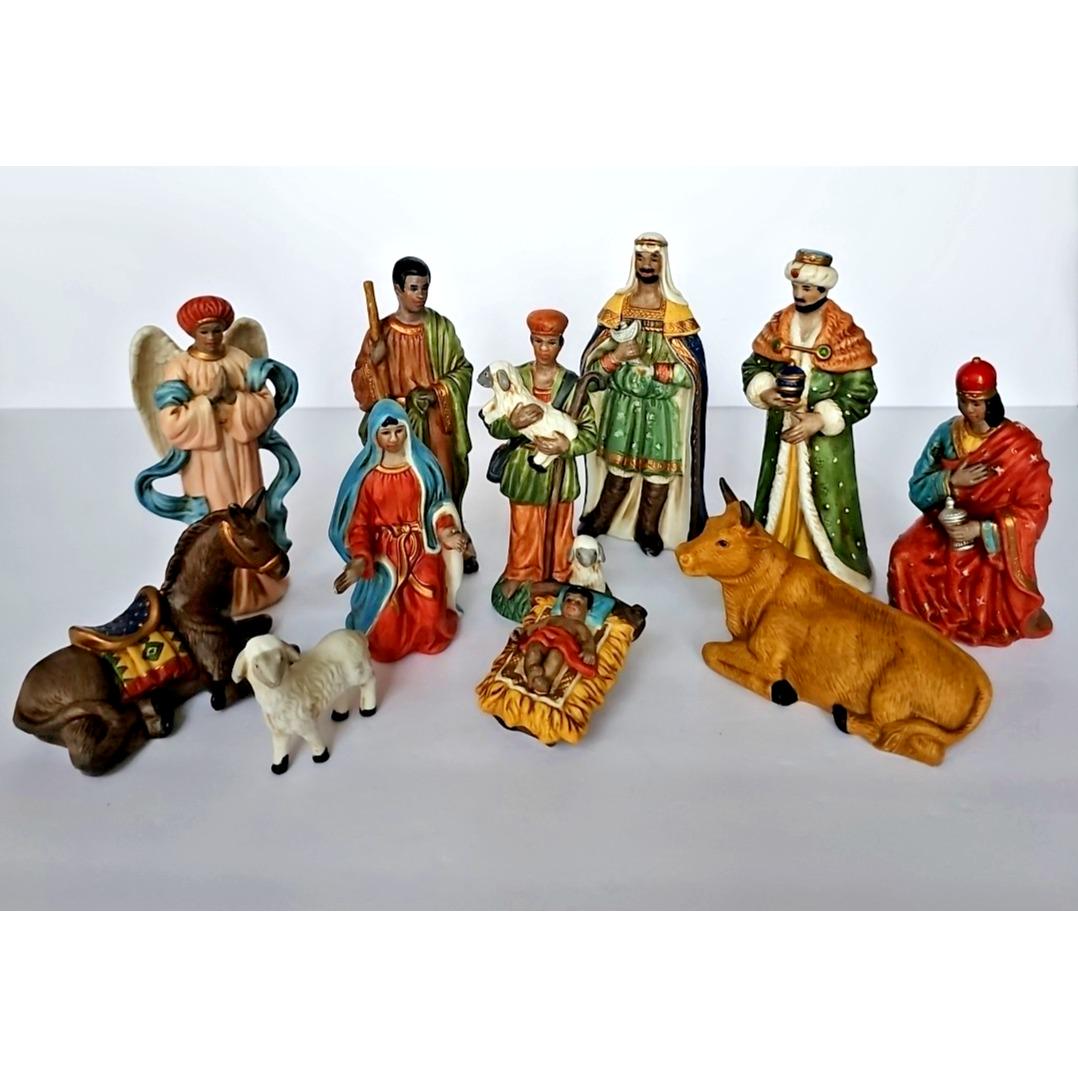 11 piece porcelain nativity set - Etsy 日本