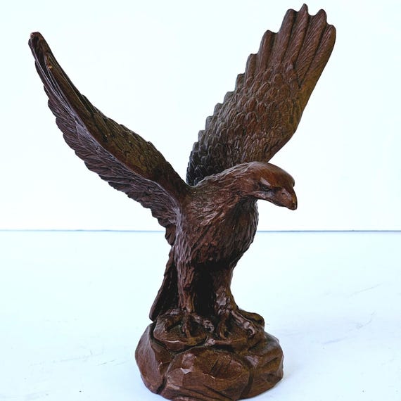 Vtg 1987 Red Mill Flying Eagle Crushed Pecan Shell Composite