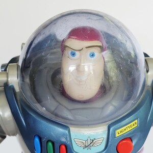 Vintage Y2K Disney Pixar Toy Story 2 Buzz Lightyear Action Figure WORKS 12" 1172 image 9