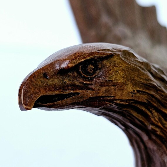 Vtg 1987 Red Mill Flying Eagle Crushed Pecan Shell Composite