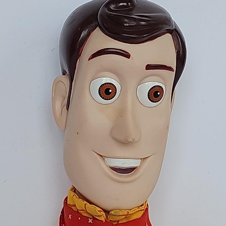 Figura vintage de Woody de Toy Story 2 de Mattel de 1999, 15 pulgadas, coleccionable, 1610 imagen 3