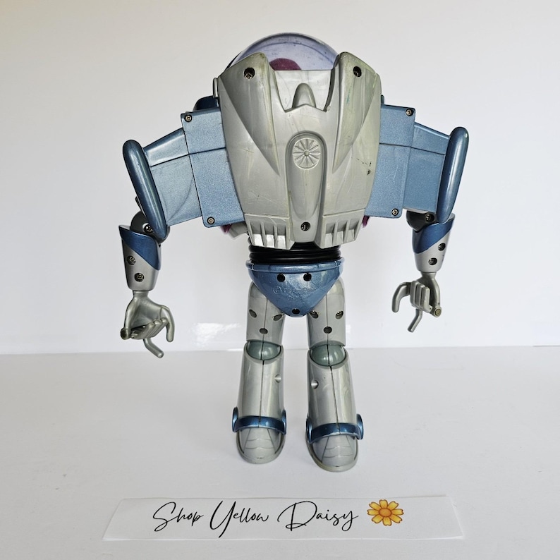 Vintage Y2K Disney Pixar Toy Story 2 Buzz Lightyear Action Figure WORKS 12" 1172 image 6
