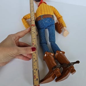 Figura vintage de Woody de Toy Story 2 de Mattel de 1999, 15 pulgadas, coleccionable, 1610 imagen 9