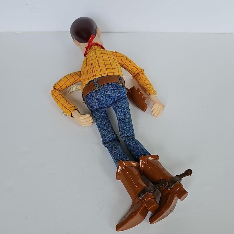 Figura vintage de Woody de Toy Story 2 de Mattel de 1999, 15 pulgadas, coleccionable, 1610 imagen 8