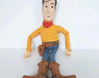 Figura vintage de Woody de Toy Story 2 de Mattel de 1999, 15 pulgadas, coleccionable, 1610