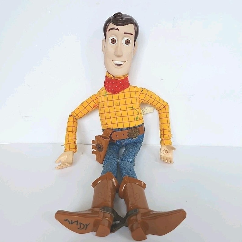 Figura vintage de Woody de Toy Story 2 de Mattel de 1999, 15 pulgadas, coleccionable, 1610 imagen 1
