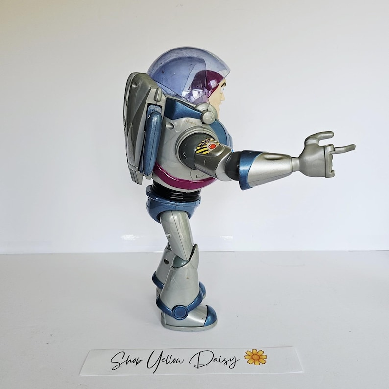 Vintage Y2K Disney Pixar Toy Story 2 Buzz Lightyear Action Figure WORKS 12" 1172 image 5