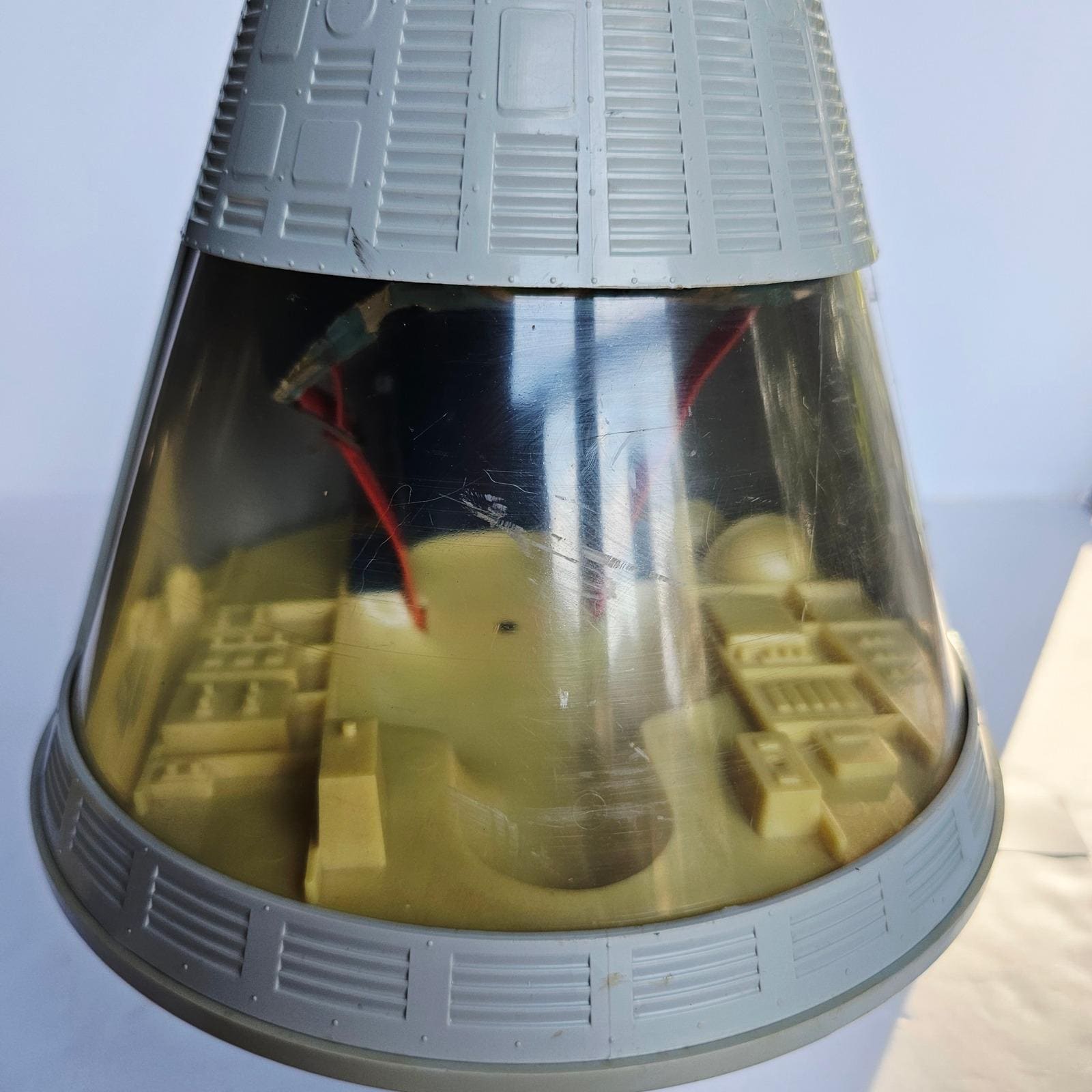 1966 G.I. JOE Astronaut Space Capsule Original Box Grey Interior W