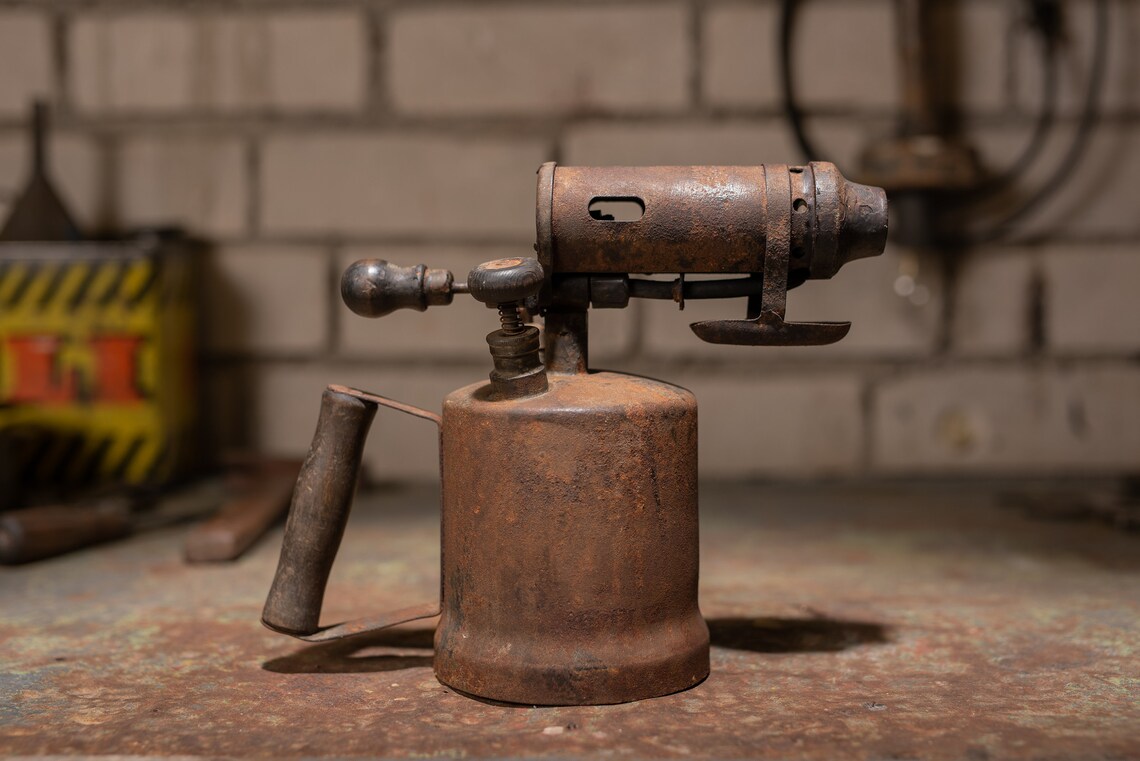 Antique Blow Torch Vintage Blow Torch 1940s Blow Torch Etsy