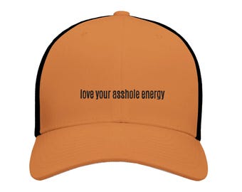 Love Your Asshole Energy Hat - Bestickte 6-Panel-Mütze im Mid-Profile