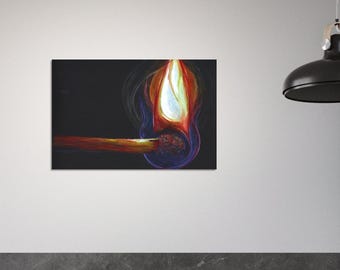 Buntstift Zeichnung Poster - Matte Paper Art
