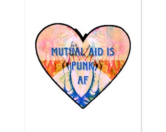 Mutual Aid Classic Semi-Glossy Paper Poster 13 x 18 cm / 5x7″