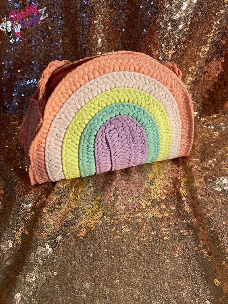 Rainbow crossbody purse