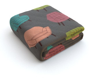AWESOME ARMCHAIR soft large blanket throw, available in 2 sizes