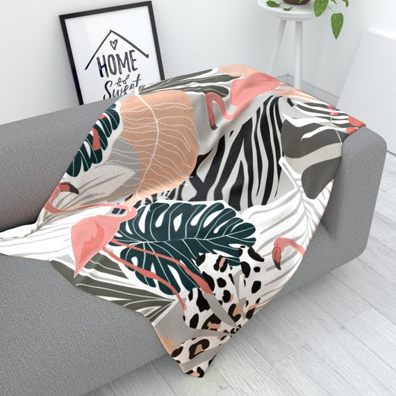 Soft online flamingo blanket
