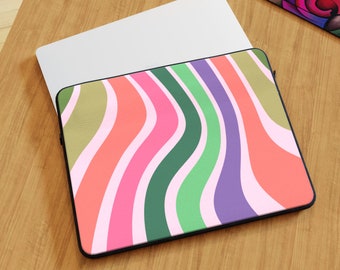 RETRO WAVY STRIPES, laptop sleeve for ipad, mac, notebook ect, available in 4 sizes