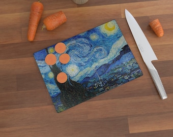 Details about   Glass Chopping Board Utensil Worktop Saver Watercolour Touch Art Vintage 80x52 