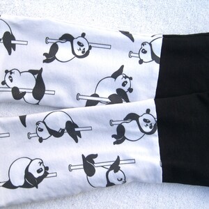 Panda Pole dance, patchwork, cuffs, arm warmers, black, grey, double layered