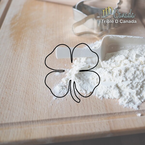 Four Leaf Clover Cookie Cutter (Tracking Available)