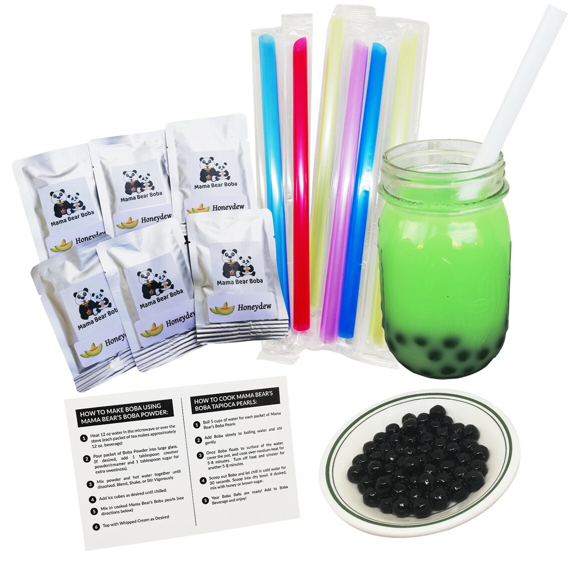 Boba Bubble Tea Sample Packet ONE SERVING Try Any of 18 Etsy