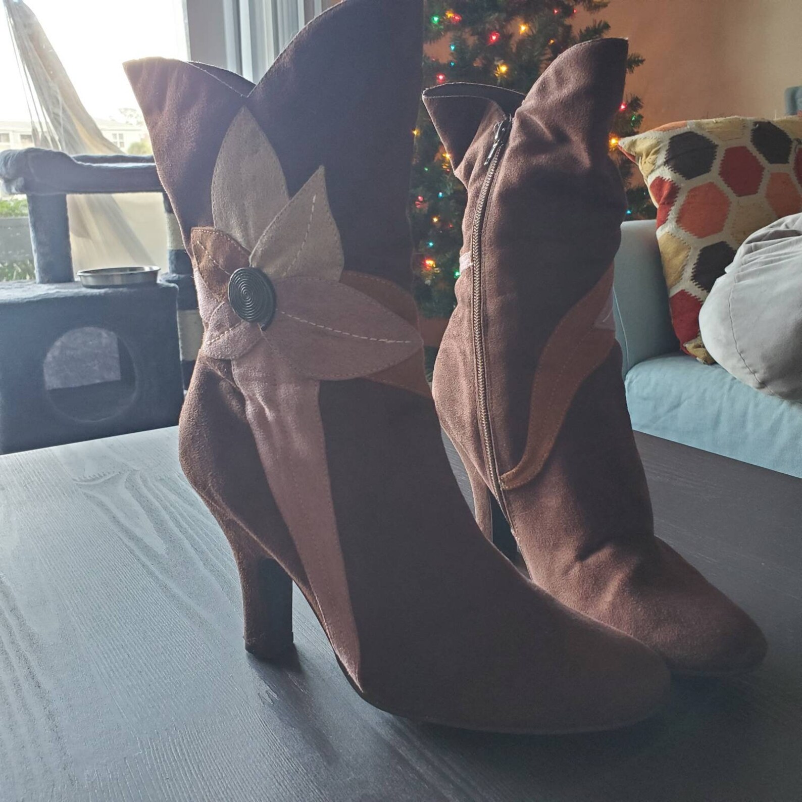 Unique suade boots for women Etsy