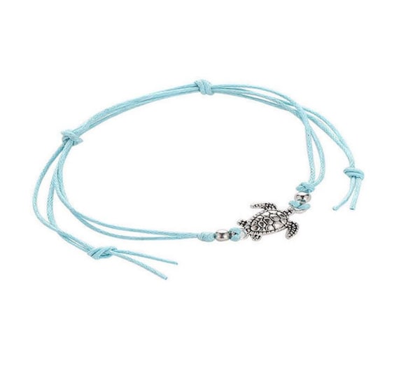 Turtle Anklet Turquoise