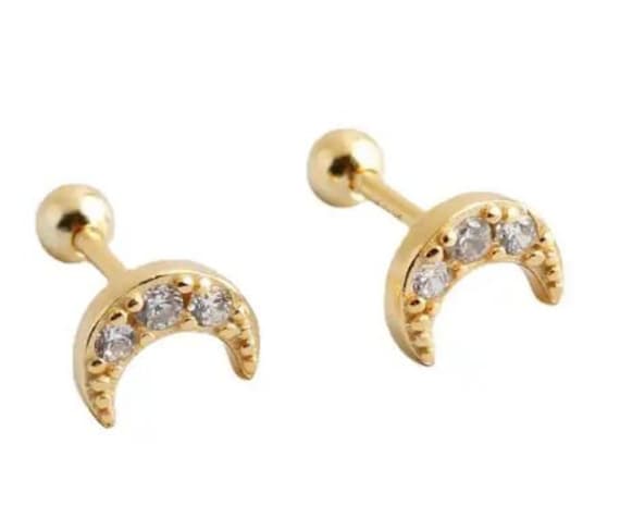 Moon Single Stud