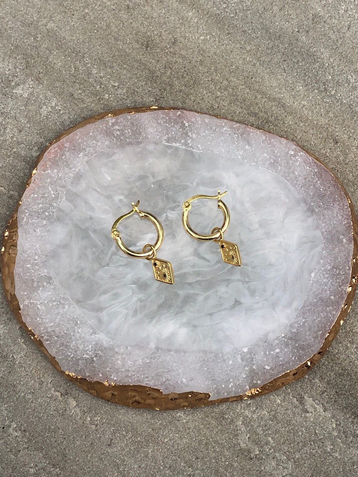 AESTHETIC EARRINGS SUN Drop Earrings Pairs Earrings Gold Etsy