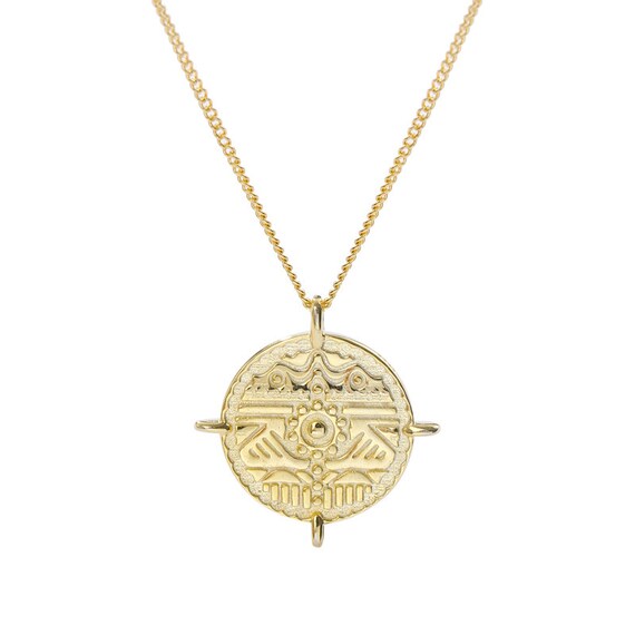 Aztec Coin Necklace