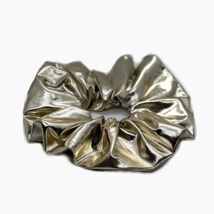 Metallic handmade soft scrunchie
