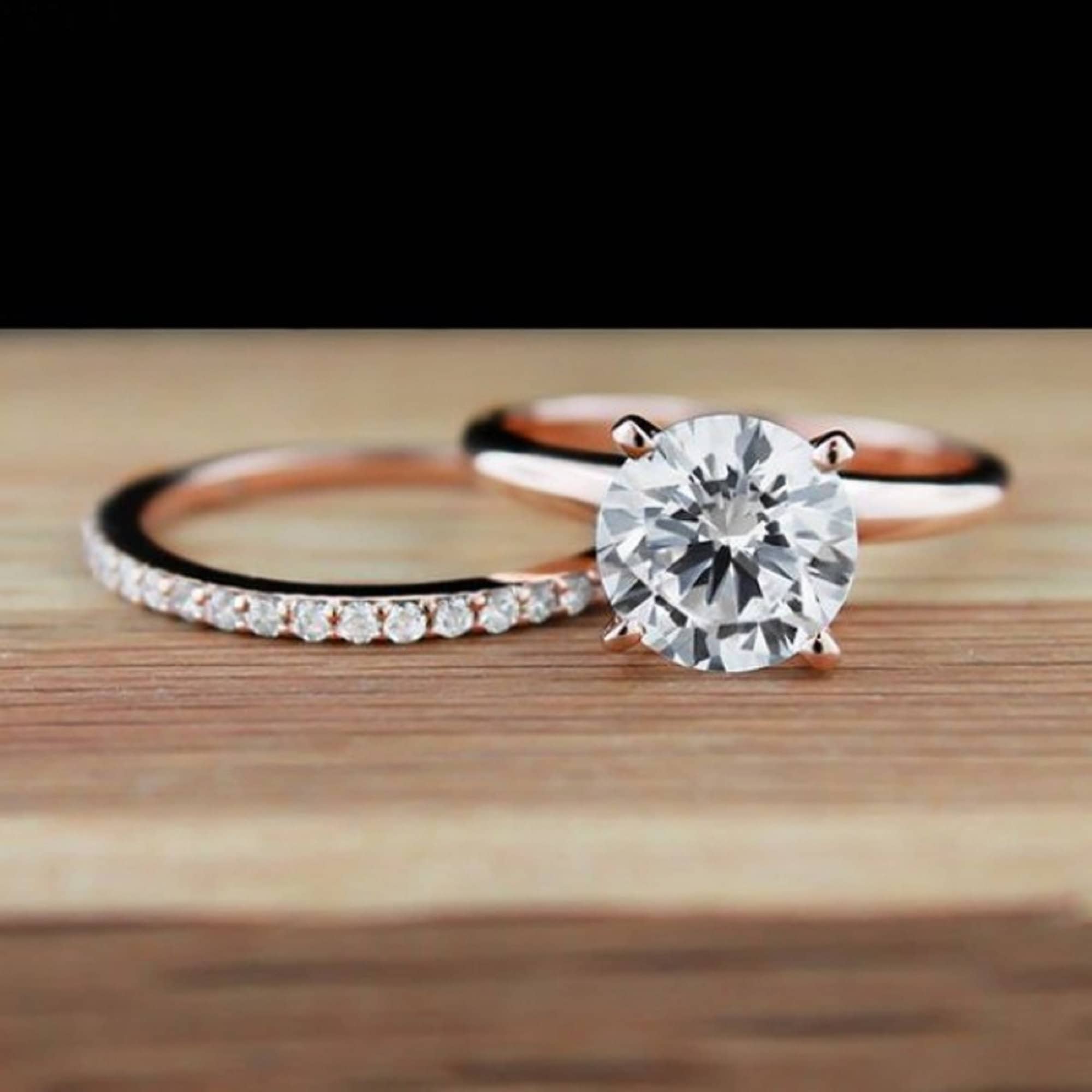 Sintético 100+ Foto Anillos De Compromiso Con Diamante Rosa Alta