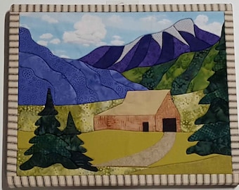 Mountains and Meadows No Sew Quilt Wall Hanging - by Artsi2