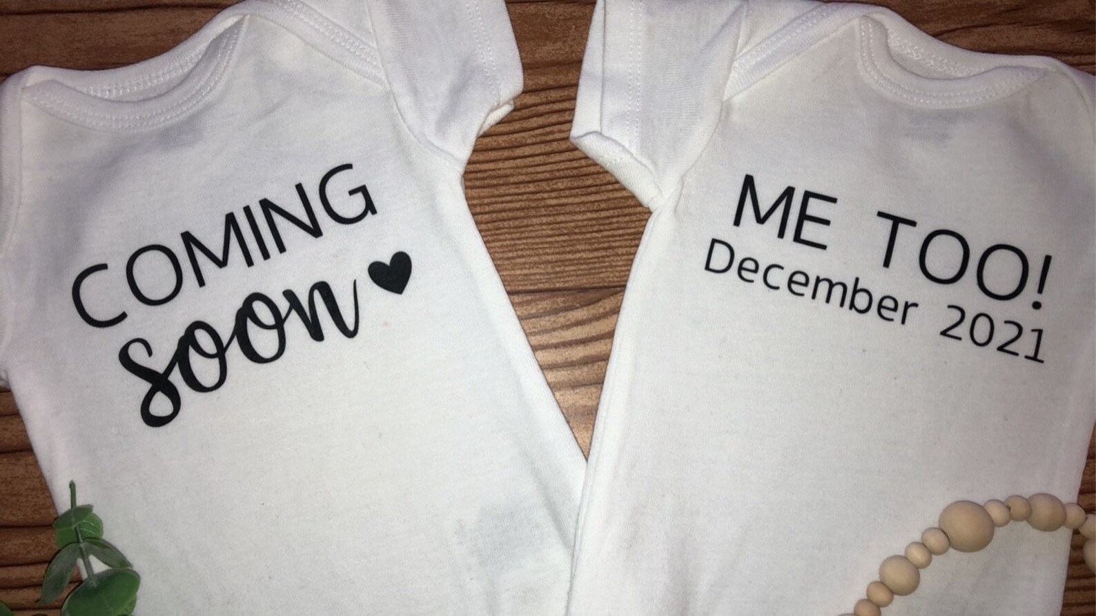 Coming Soon Twins Pregnancy Announcement Onesie® Etsy