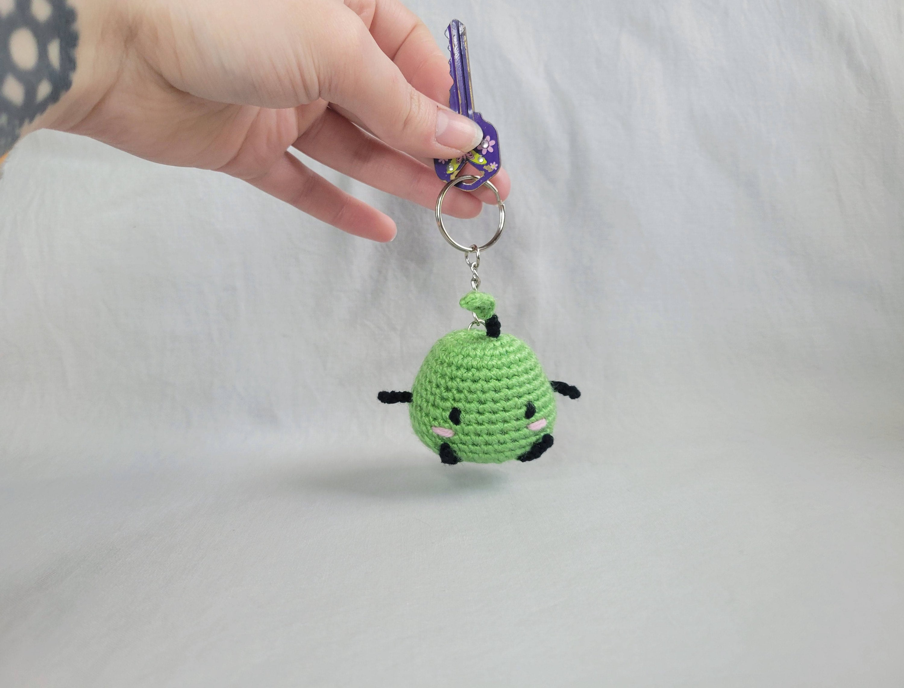 Crochet Mini Junimo Plush Keychain | Stardew Valley - Etsy