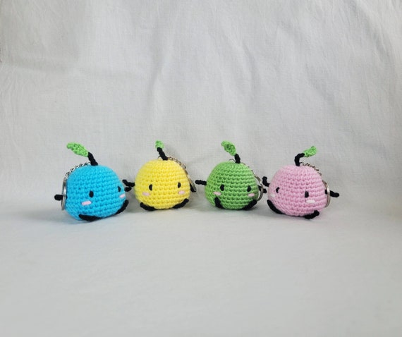 Crochet Mini Junimo Plush Keychain | Stardew Valley - Etsy