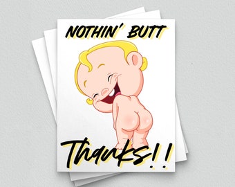 Thanks For Help Card, Cute Thanks card, Funny Thank You Card, Thank you Card Pack, Small Thank You Card, Note Cards, Everyday Thank you