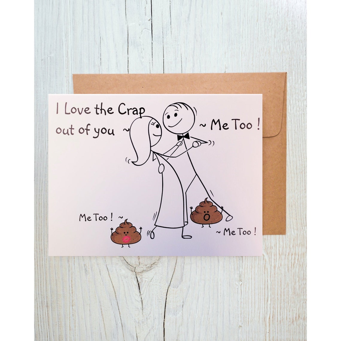 Funny Valentine Cards I Love You Cards for Him for Her We Etsy