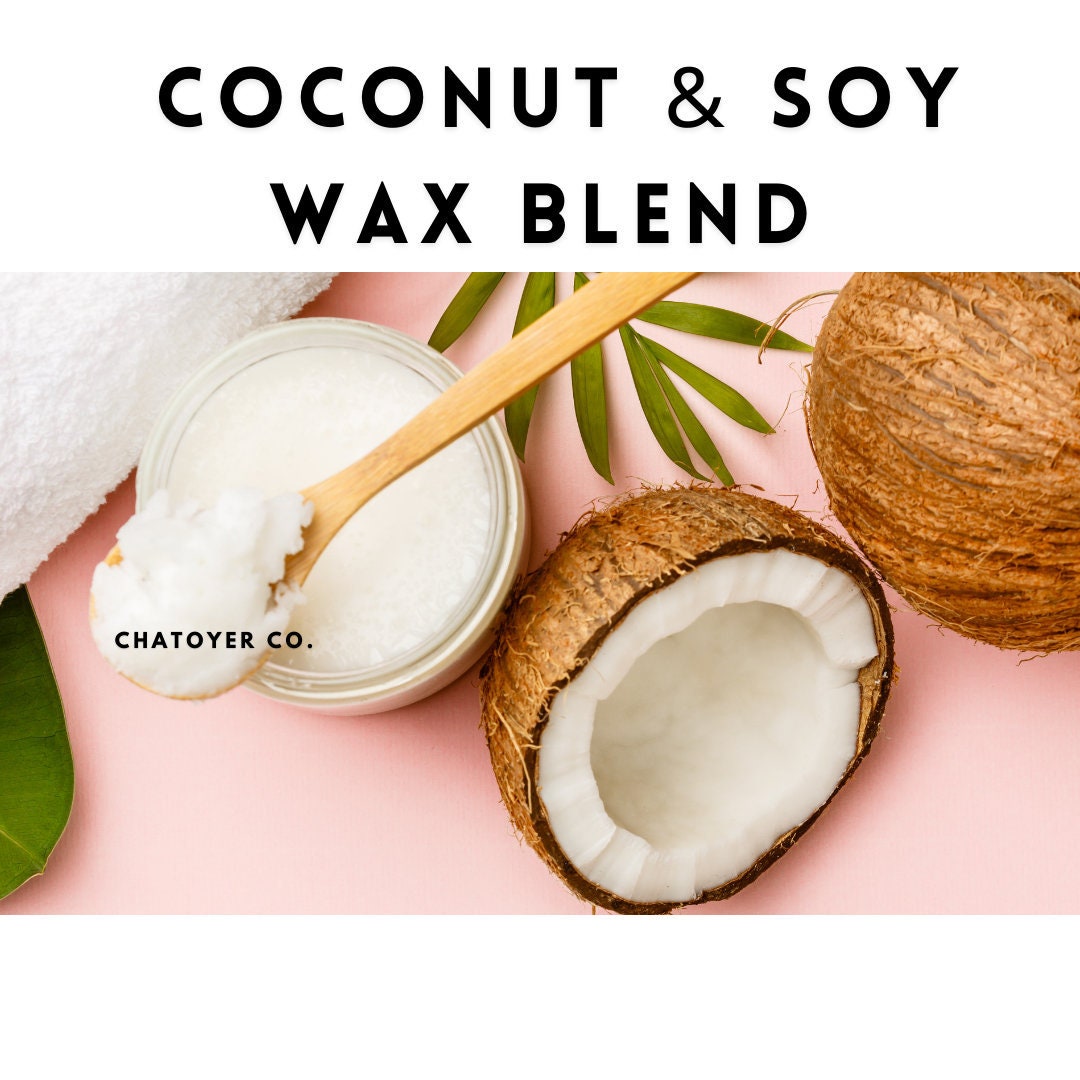 Coconut Soy Luxury Wax Blend Free Shipping 1LB & 4B Etsy